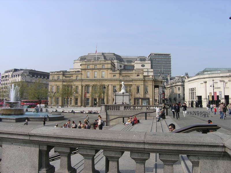 London, April 13-15th 2007: Meeting Sun Lim. Trafalgar Square.
