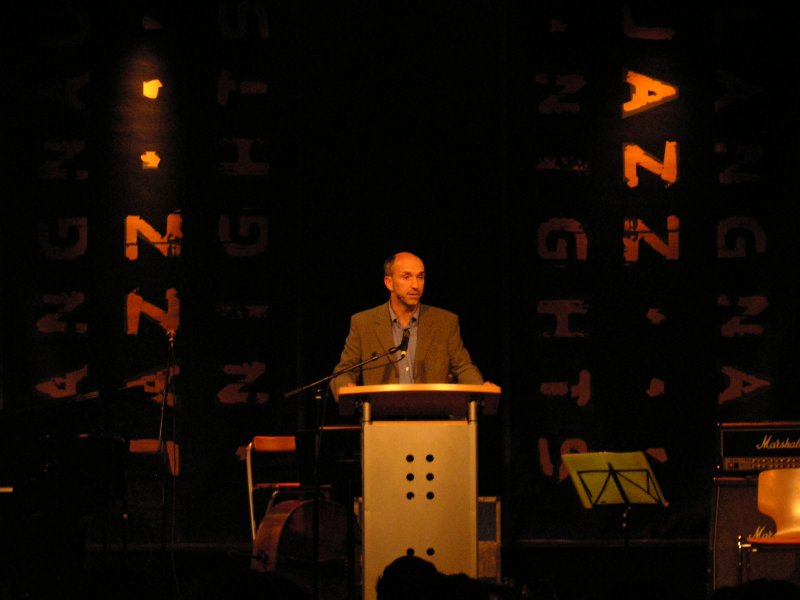 Langnau Jazz Nights 2007: Bernhard Antener, Langnau's mayor who is a also a passionate musician.