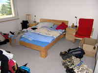 My old bedroom the day we started moving out.